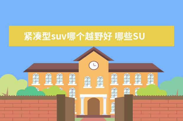 紧凑型suv哪个越野好 哪些SUV越野性最好?