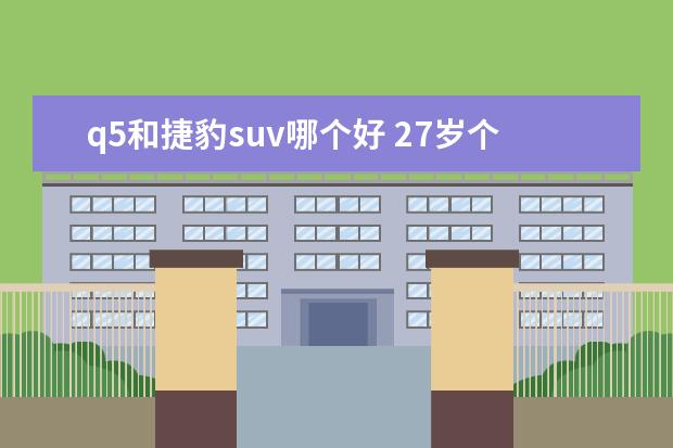 q5和捷豹suv哪个好 27岁个人存款80万,有房,买车是考虑实用还是面子,目...