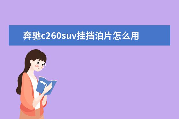 奔驰c260suv挂挡泊片怎么用 18款奔驰g1C260有些什么功能,怎样使用