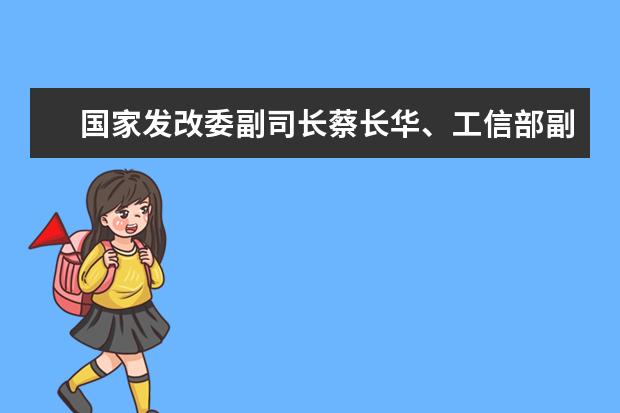 国家发改委副司长蔡长华、工信部副司长宋志明一行来北理工调研