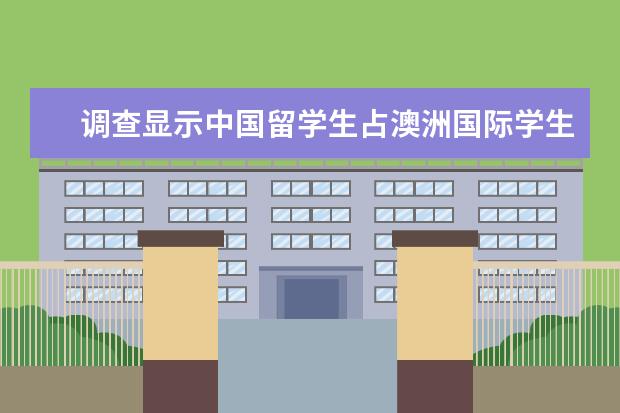 调查显示中国留学生占澳洲国际学生29.6%