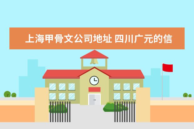 上海甲骨文公司地址 四川广元的信息技术学院怎么样?