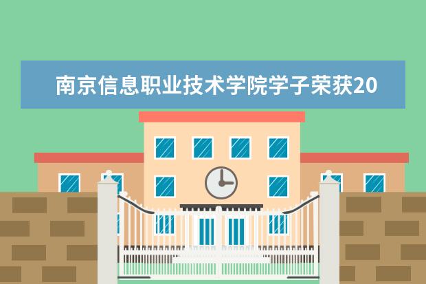 南京信息职业技术学院学子荣获2017年全国大学生英语竞赛特等奖