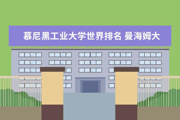 慕尼黑工业大学世界排名 曼海姆大学世界排名