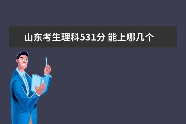 山东考生理科531分 能上哪几个学校 齐鲁工大 山东工商 学院 济宁医学院 山东交通学院 潍坊学院 能行不（山东经济学院专科录取分数线）