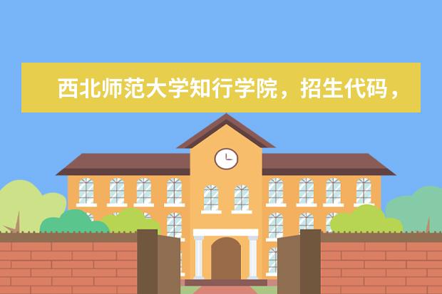 西北师范大学知行学院，招生代码，专业代码（文科） 西安翻译学院的专业代码