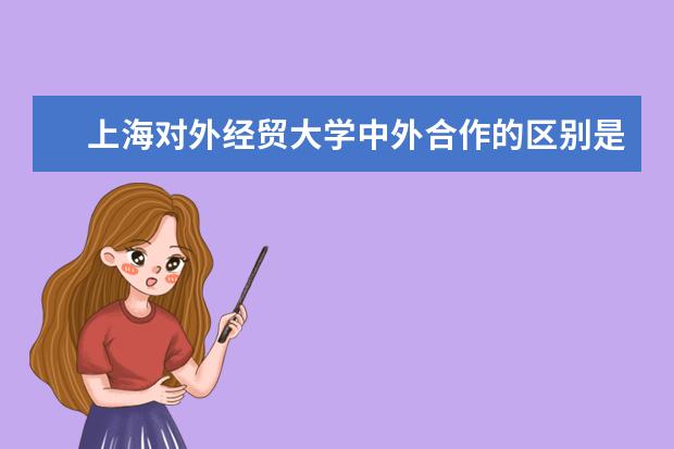 上海对外经贸大学中外合作的区别是什么？