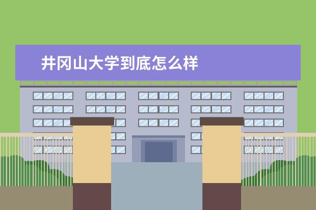 井冈山大学到底怎么样